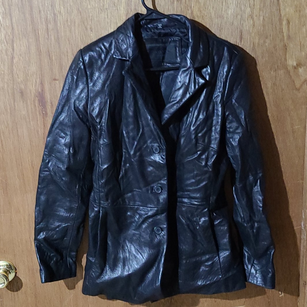 Womens Avanti Black Leather Jacket